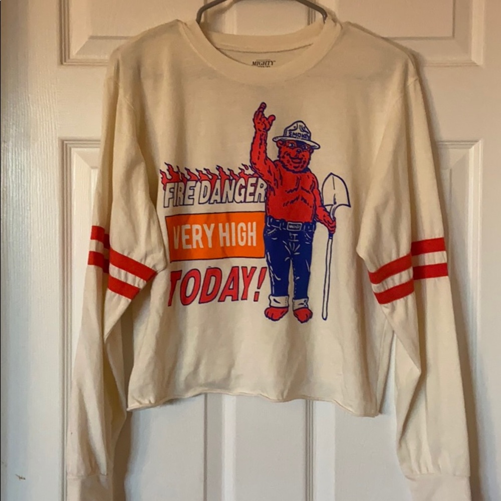 Smokey the bear crop top